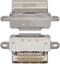 For Apple iPad Air 11 (2024, 2025), iPad Air 13 (2024,2025) Charging Connector Flex Starlight (OEM-Equivalent)