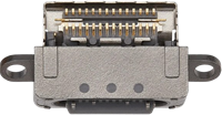 For Apple iPad Air 11 (2024, 2025), iPad Air 13 (2024,2025) Charging Port Flex Space Gray (OEM-Equivalent)