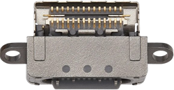 For Apple iPad Air 11 (2024, 2025), iPad Air 13 (2024,2025) Charging Port Flex Space Gray (OEM-Equivalent)
