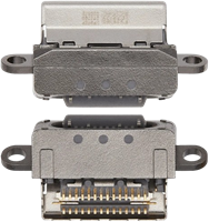 For Apple iPad Air 11 (2024, 2025), iPad Air 13 (2024,2025) Charging Port Flex Space Gray (OEM-Equivalent)-2