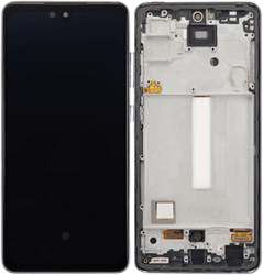 Samsung Galaxy A52 5G (A526B), A52s 5G (A528B) Display LCD With Frame Black (Refurbishd)