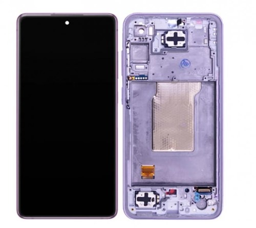 Samsung Galaxy A35 (A356B) Display LCD Complete With Frame Lilac-Purple (Service-Pack)