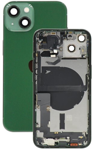 For Apple iPhone 13 Rear Housing With Small Parts Green (Pulled)
