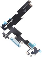 For Apple iPhone 14 Plus Charging Connector Flex Blue (Pulled)-2