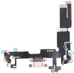 For Apple iPhone 14 Plus Charging Connector Flex White (Pulled)