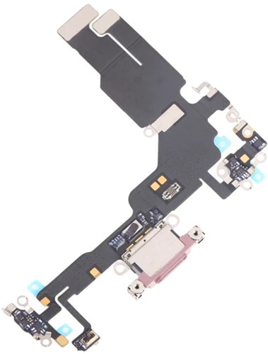 For Apple iPhone 15 Charging Connector Flex Yellow (Pulled)-2