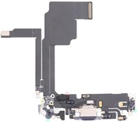 For Apple iPhone 15 Pro Charging Connector Flex Cable Blue (Pulled)