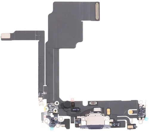 For Apple iPhone 15 Pro Charging Connector Flex Cable Blue (Pulled)