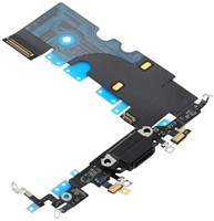 For Apple iPhone 8, SE (2020), SE 3 (2022) Charging Connector Flex Black (Pulled)-3