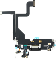 For Apple iPhone 13 Pro Charging Connector Flex Black (Pulled)