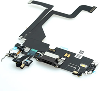 For Apple iPhone 13 Pro Charging Connector Flex Black (Pulled)-2