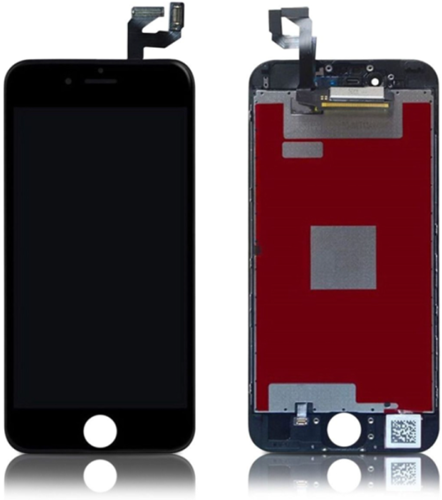 For Apple iPhone 6S Plus Display LCD + Metal Plate Black (PR7)
