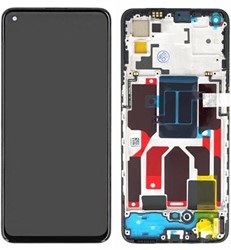 Oppo Reno 5 5G, Find X3 Lite 5G Display LCD With Frame Black (Service-Pack)