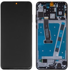 Huawei P30 Lite Display LCD Complete With Frame Black With 48MP Main H-256 (OEM-Equivalent)