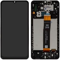 Samsung Galaxy A02 (A022F) Display LCD Complete Black Flex Black (Service-Pack)