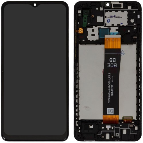 Samsung Galaxy A02 (A022F) Display LCD Complete Black Flex Black (Service-Pack)