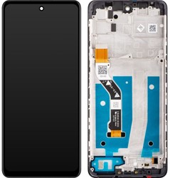 Motorola Moto G60S (XT2133) Display LCD With Frame Black (Service-Pack)