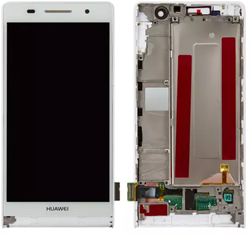 Huawei Ascend P6 Display LCD With Frame White (OEM)