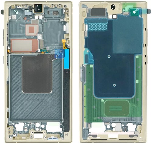 Samsung Galaxy S24 Ultra (S928B) Middle Frame Titanium Yellow (Service-Pack)