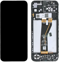 Samsung Galaxy A14 (A145F) Display LCD Complete With Frame NON EU CODE Black (Service-Pack)