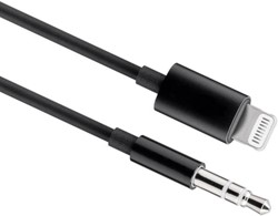 Lightning TO AUX 3.5mm Cable 1M (Black)