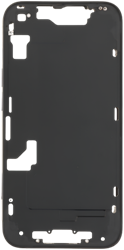 For Apple iPhone 16e Middle Frame Without Components Black (OEM-Equivalent)