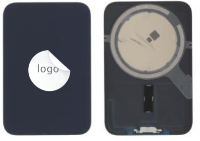 For Apple iPhone 17 Pro Back Cover With Steel Plate & Magnet Black (OEM-Equivalent)