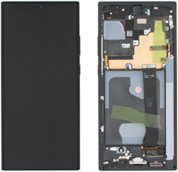 Sasmung Galaxy Note 20 Ultra (SM-N985F, SM-N986B) Display LCD Complete WIthout Camera Black (Service-Pack)