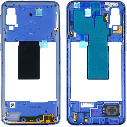 Samsung Galaxy A40 (A405) Middle Frame Blue (Service Pack)