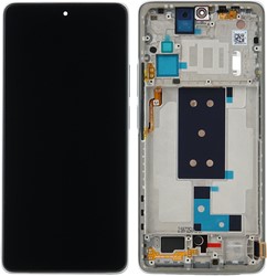 Xiaomi 11T 5G, 11T Pro 5G, Poco F4 GT Display LCD (56000D0K3S00) With Frame Silver (Service-Pack)