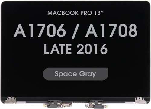 Premium - Display Assembly for MacBook Pro 13 (A1706 / A1708) (Late 2016) Space Gray (FOG)