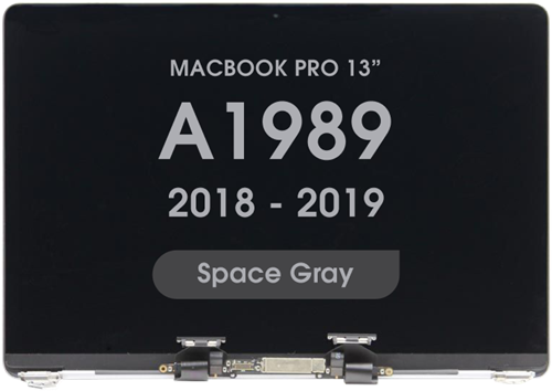 Premium - Display Assembly for MacBook Pro 13 A1989 (Late 2018 - Early 2019) Space Gray (FOG)