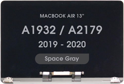 Premium - Display Assembly for MacBook Air 13 (A1932 / A2179) (Mid 2019 - Early 2020) Space Gray (FOG)