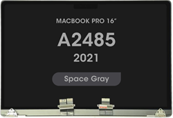 Premium - Display Assembly for MacBook Pro 16 (M1, M2, M3) (A2485,2021),(A2780, 2023), (A2991,2023) Space Gray (FOG)