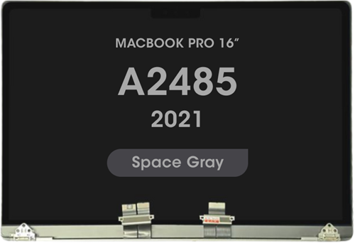 Premium - Display Assembly for MacBook Pro 16 (M1, M2, M3) (A2485,2021),(A2780, 2023), (A2991,2023) Space Gray (FOG)