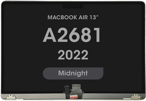 Premium - Display Assembly for MacBook Air 13 (M2) (A2681) (2022) Midnight (FOG)