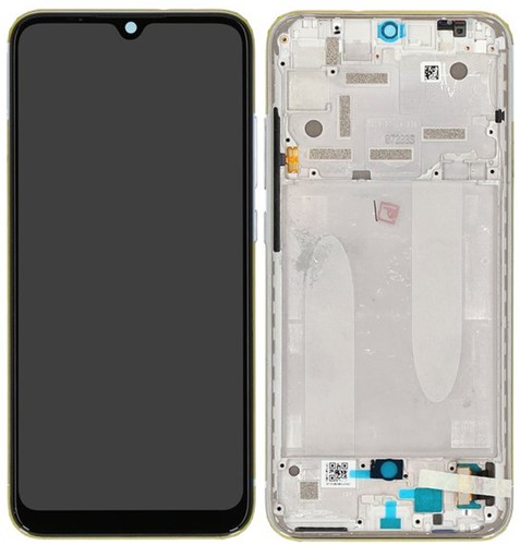 Xiaomi Mi A3 (M1906F9SH) Display LCD With Frame White (Service-Pack)