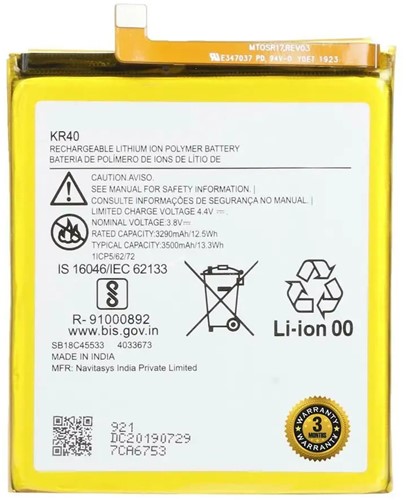 Motorola Moto One Vision, One Action (KR40) Battery (OEM-Equivalent)
