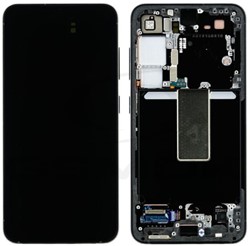 Samsung Galaxy S23 (S911B) Display LCD Complete with Frame Graphite (Service-Pack)