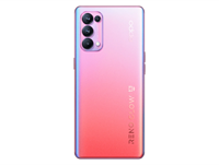 For Oppo Reno 5 Pro (CPH2201) Back Cover With Camera Lens Star Wish Red