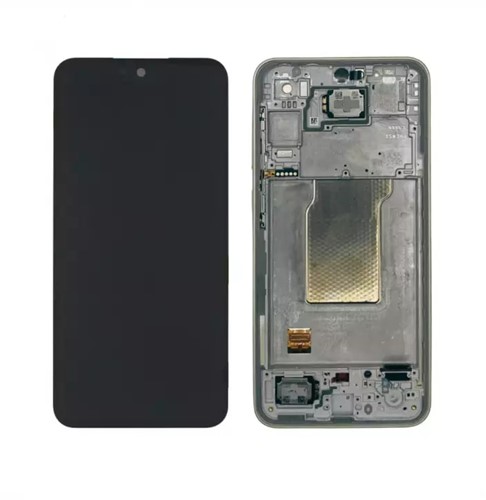 Samsung Galaxy A35 (A356B) Display LCD Complete With Frame Lemon-Yellow (Service Pack-Assembled)