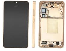 Samsung Galaxy S24 Plus (S926B) Display LCD Complete with Frame Sandstone Orange (Service Pack-Assembled)