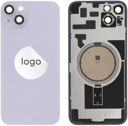 For Apple iPhone 14 Plus Back Cover With Camera Lens + MagSafe Magnet Purple (OEM-Equivalent)
