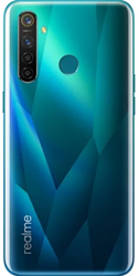 Realme 5 Pro Back Cover With Camera Lens Crystal Green
