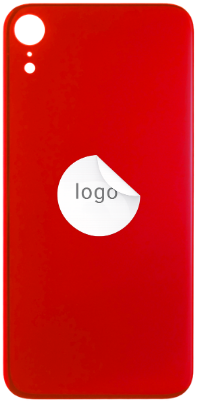 For Apple iPhone XR Big Hole Back Glass Red (Premium OEM)
