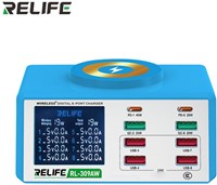 RELIFE (RL-309AW) Wireless Digital Display 8 Port Charger