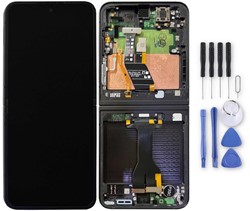 Samsung Galaxy Z Flip 6 (SM-F741B) Display LCD  Inner Complete With Frame Black (Service-Pack)