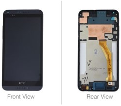 For HTC Desire 816 Display LCD With Frame Black
