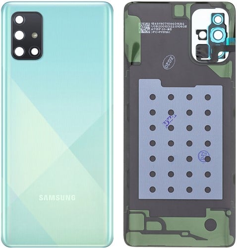 For Samsung Galaxy A71 (A715F) Back Cover Blue
