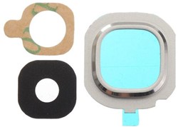 For Samsung Galaxy J5 2016 (J510) Camera Lens With Frame Silver